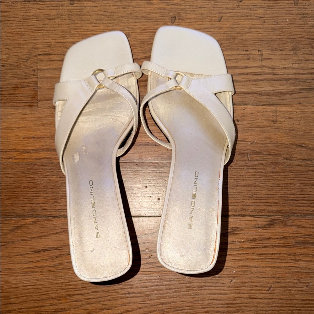 Bandolino Women's Elegant White Sandals